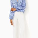 Lilly Pulitzer Lily Pulitzer 29" South Ocean High-Rise Skinny Jean size 10 Photo 0