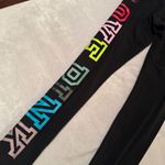 Victoria's Secret Y2K  LOVE PINK Yoga Pants S Fold Over Rainbow Spellout leggings Photo 2