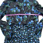 Shoshanna Kiana Mixed Floral Mini Dress Blue Black Size 4P Photo 9