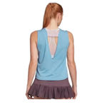 Adidas NWT top women’s medium blue white sleeveless tank top gym clothes workout Photo 1