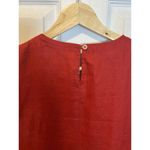 Quince  100% European Linen Tank Chile Red Size Small Classic Quiet Luxury NWT Photo 9