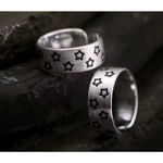 Boutique NEW Unisex 925‎ Sterling Star Adjustable Band Ring, Toe Ring, Pinky Ring Photo 8