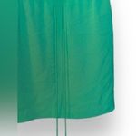Diane Von Furstenberg  - Green Silk Cowlneck Dress with Tie at Waist - 2 Photo 4