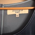 JESSAKAE‎ Velvet Bow Party Dress Blue Size 5X Photo 7