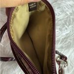 Coach Burgundy Signature Canvas Wristlet Photo 4