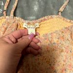 Aeropostale  Floral Mini Dress in Orange and Cream Photo 2