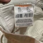 Citizens of Humanity Womens Low Rise Moto Utility Skinny Jeans Off White Size 25 Photo 2