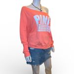 PINK - Victoria's Secret PINK Victoria’s Secret- Neon Coral Pullover Photo 2