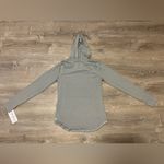 RBX Hooded Long Sleeve Striped Shirt Black White Women’s S Activewear NWT Photo 9