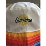 SURFSIDE Blue/Sunset Stripe Reversible Bucket Sun Hat Unisex Adult One Size Photo 3