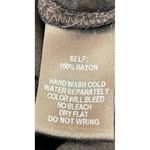 Lulus Womens Open Back Top Blouse Bell Sleeve Black Small Let It Be Me Photo 3