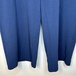 Michael Michael Kors Women’s Wide Leg Cropped Navy Blue Pants Size 14 Photo 4