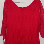 Ivanka Trump Coral Lace Midi Dress Women’s Size 12 Photo 5