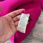 Aritzia NEW‎  Babaton sculpt knit ribbed top polo long sleeve pink Photo 7