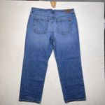 Madewell Jeans Womens 32 Blue Low-Slung Straight 100% Cotton Button Fly USA Photo 10