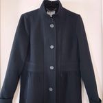 J.Crew Black Button Up Double Cloth Coat Photo 1