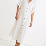Madewell  Cover-Up Maxi Shirtdress classic spring gauze flowy coastal boho Photo 0