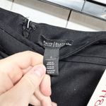 White House | Black Market  Skirt Women Size 6 Black Straight Pencil Midi Zip Back Photo 4