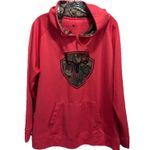 Realtree Pullover Long Sleeve Hoodie Size L/XL Logo Graphic Camo Hunting Photo 0