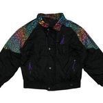 st. john's bay ★ St. John’s Bay (Vintage) 90’s Multicolor Leopard Print Full-Zip Windbreaker ★ Photo 0