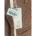 Oh Polly Embellished Wrap Over A-Line Mini Dress in Beige by  size US 6 Photo 5