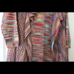 Absolutely Famous  Rainbow Drape 3/4 Sleeve Sweater Photo 2