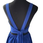 YA Los Angeles  Blue Sleeveless V-Neck Sundress Photo 5