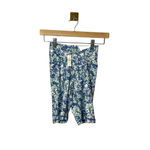 Aerie NWT  Offline High Waisted Crossover 7’’ Floral Bike Shorts in Blue Size M Photo 1