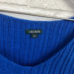 Wild Fable Blue Boho V Neck Pullover Sweater SZ L Photo 6
