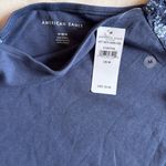 American Eagle NWT AE Crop Floral Puffer Top Photo 3