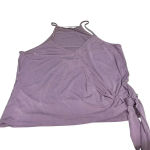All in Favor ALL IN‎ FAVOR Side Tie Tank Top Lavender Large Photo 3