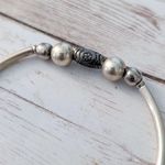 Stretch Bracelet Silver Tone with Cherub Charm Photo 3