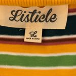 Listicle  Multicolor Striped Tank Top Photo 1