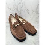 Amalfi Rangoni Loafers Womens Size 12.5 Suede Walk On Air Brown Slip On Shoes Photo 4