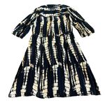 Ba&sh  Kenya Tie Dye Mini Dress Shirt Button-Down Flowy 3/4 Sleeves Size Small Photo 6