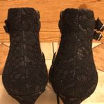 Adrianna Papell  Adara black gaugin lace high heels size 9.5m Photo 9