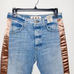 AMO Loverboy in indigo Adobe ribbon high rise ankle length jeans size 26 Blue Photo 3