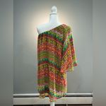 Anthropologie Brown Judith March One-Sleeve Mini Dress Size L EUC Photo 1