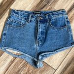 Pretty Little Thing  blue denim shorts size 2 Photo 1