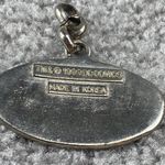 DC Comics Batman Pendant Medal Medallion 1999  Yellow Enamel Silver Color Metal Photo 6