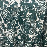 Sundry  for Evereve Every Day Dress Size 1 S Green White Tropical Vacation Resort Photo 6