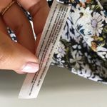 Free People ‎ bodysuit floral lace trim Ruched cuff Photo 7