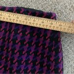 Talbots  Pink Purple Wool Blend Houndstooth Textured Pencil Skirt 18W Office Photo 4