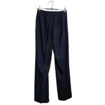 St. John NWT  Collection Wool Wide Leg‎ Trouser Pants Size 4 Dark Midnight $520 Photo 1