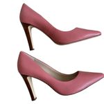 White House | Black Market  Abby Adobe Pink Leather Stiletto Pumps Size 10 Pointed Photo 5