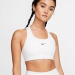 Nike NWT Swoosh Padded Bra White XS Photo 4