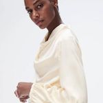 ZARA NWT Special Edition Draped Satin Effect Top Photo 8