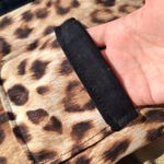 Chico's brown cheetah animal print jacket/blazer sz 0 Photo 7