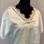 Elegant Lace Trim Light Blue Nightgown medium new Photo 1