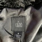 Cuero Faux Lamb Fur Coat w Real Rabbit Fur Trim Steampunk Victorian Photo 15